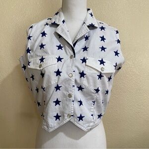 Wrangler Women’s Star Print Western Sleeveless Top